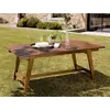Image de MAEVA - Table de jardin rect. scandi ext. 180/240cm bois teck huilé