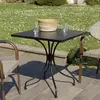 Image de VIANNEY - Table de jardin carrée 2 personnes 70x70cm