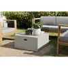Image de Macabane - Hector - Table Basse De Jardin Carrée 68x68 Cm Béton