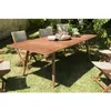 Image de Macabane - Vick - Table De Jardin 8/10 Personnes - Extensible 180/240x100x75 Cm En Bois Acacia