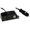 Image de T'nB Chargeur Allume Cigare USB 2x USB-A 30W + 2 prises allume-cigare (Noir) - Neuf