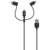 Image de T'nB CBLIGHT3IN1 câble USB 1,5 m USB A Micro-USB B Noir - Neuf
