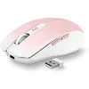 Image de T'nB - Souris sans Fil Design, Double Mode Bluetooth et USB-A, Rechargeable Haute Autonomie, Silencieuse, Précision 1600 DPI, 6 Boutons, Compatible Windows, Linus et MacOs - Rose en occasion ou reconditionné