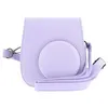 Image de Etui photo TnB LENSY pour Instax mini 12 Violet, protection simili cuir, fermeture magnétique et bandoulière réglable - Neuf