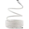 Image de T'Nb Câble Usb-c Vers Usb-c Gaine Magnétique 1,5 M - Blanc