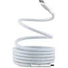 Image de T'Nb Câble Usb-c Vers Usb-c Gaine Magnétique 1,5 M Mâle/mâle - Bleu
