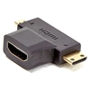 Image de D2 Diffusion D2ADPMICROMINIHDMI changeur de genre de câble HDMI Type A (Standard) Mini-HDMI + Micro-HDMI Noir - Neuf
