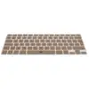 Image de Clavier de protection pour Macbook Or. Compatible Macbook Pro 13.3 Pro 15.4 / Pro 17 / Imac Wireless Clavier azerty - Neuf