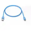 Image de WE Câble Plat USB-C vers USB 1m pour Samsung S8/S9/S10, MacBook Pro, Google Pixel/Chromebook, Huawei P20/P30 Xiaomi - Bleu - Neuf