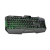 Image de Gamium Clavier Gamer Filaire Ultra Mince, Gaming Keyboard USB Ergonomique LED Rétro-éclairage avec Raccourci Multimédia pour PS4, PC, Ordinateur, Bureau, Jeux - AZERTY - Neuf