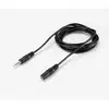 Image de Rallonge Jack 3,5 mm mâle/femelle 4 broches - 2M Transmission son et micro - Neuf