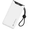 Image de WE Batterie de secours, Power Bank, 10 000 mAh, PD 18W 1 port USB-A, 1 port USB-C pour chargement simultané - Blanc - Neuf