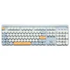 Image de WE POP Pack clavier + souris sans fil: coloris Bleu - Connexion 2.4Ghz - avec pavé numérique - piles incluses - Neuf