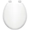 Image de Olfa - Abattant Wc Tradition Double Blanc À Descente Manuelle Et Revêtement Anti-bactérien Silver Skin Abattants