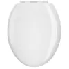 Image de Siège de toilette avec fonction d'abaissement automatique, blanc, Mazu