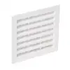 Image de Nicoll - Classique Pvc Carré 156x156, Blanche Avec Moustiquaire
