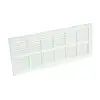 Image de Nicoll   Grille Aération Vmc Extra-plate Rectangulaire 108x254mm   Pvc Blanc   Pour Espaces Confinés   Débit Max Optimisé