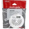 Image de Grille Aération Ronde Simple Pour Tube Pvc D.125