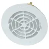 Image de Nicoll - Grille Ronde Interrupteur Leure A Fermeture Avec Moustiquaire Pvc Diametre 100mm Fatm 100 Ref.fatm100