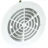 Image de Grille d'aération encastrable Nicoll 1FATM125 Ø125 mm fermeture moustiquaire PVC blanc - Neuf