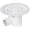 Image de Nicoll - Siphon Sortie Horizontale 50 Sol Plastique Grille Pvc