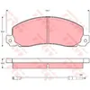 Image de Kit De Plaquettes De Frein, Frein À Disque Trw Automotive Gdb344 Opel 44 03 272