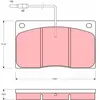 Image de Kit De Plaquettes De Frein, Frein À Disque Trw Automotive Gdb443 Renault