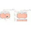 Image de Kit De Plaquettes De Frein, Frein À Disque Trw Automotive Gdb446 Citroën 4250 39