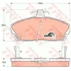 Image de Kit De Plaquettes De Frein, Frein À Disque Trw Automotive Gdb496 Honda