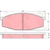 Image de Kit De Plaquettes De Frein, Frein À Disque Trw Automotive Gdb747 Nissan