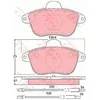 Image de Kit De Plaquettes De Frein, Frein À Disque Trw Automotive Gdb1085 Alpine 4252 95