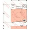 Image de Kit De Plaquettes De Frein, Frein À Disque Trw Automotive Gdb1123 Chrysler