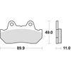 Image de Plaquettes De Frein Trw Zf Kh69/3 Organiques Pour Honda Cbr 600 / Xl 600 V 87-90, Cx 650 / Turbo 83-85, Cb 750 / Cb 900 Boldor 81-83, Vt 1100 87-93, Gl 1200 / 1500 84-00, Avant/arrière