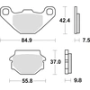 Image de Kit De Plaquettes De Frein, Frein À Disque Trw Mcb523si Kawasaki