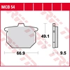 Image de Kit De Plaquettes De Frein, Frein À Disque Trw Mcb54 Honda