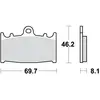 Image de Plaquettes De Frein Trw Mcb602