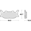 Image de Kit De Plaquettes De Frein, Frein À Disque Trw Mcb666sv Yamaha
