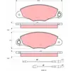 Image de Kit De Plaquettes De Frein, Frein À Disque Trw Automotive Gdb1336 Citroën