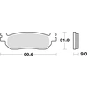 Image de Kit De Plaquettes De Frein, Frein À Disque Trw Mcb699
