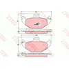 Image de Kit De Plaquettes De Frein, Frein À Disque Trw Automotive Gdb1353 Renault