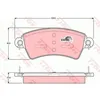 Image de Kit De Plaquettes De Frein, Frein À Disque Trw Automotive Gdb1385 Citroën
