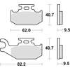 Image de Kit De Plaquettes De Frein, Frein À Disque Trw Mcb723si