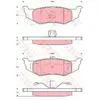 Image de Kit De Plaquettes De Frein, Frein À Disque Trw Automotive Gdb4119 Chrysler