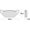 Image de Plaquettes De Frein Trw Zf Kh319/2 Frittées Pour Yamaha Tdm 900 (2002-2014), Xv 950 (2013-), Xt 1200 Z (2010-), Fjr 1300 (2001-), Xvs 1300 (2007-2016), Xv 1700 (2003-2016), Xv 1900 (2006-2016), Arrièr