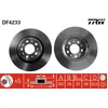 Image de Lot De 2 Disques De Frein Trw Df4233 Volvo 272276 2722767 31262095