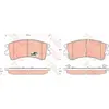 Image de Kit De Plaquettes De Frein, Frein À Disque Trw Automotive Gdb3310 Mazda