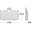 Image de Kit De Plaquettes De Frein, Frein À Disque Trw Mcb748 Bmw