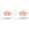 Image de Plaquettes De Frein Avant Gdb1540 Trw