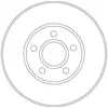 Image de Lot De 2 Disques De Frein Trw Automotive Df4277 Ford 1361298 1361300 2268027