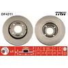 Image de Lot De 2 Disques De Frein Trw Automotive Df4311 Mitsubishi 454 421 03 12